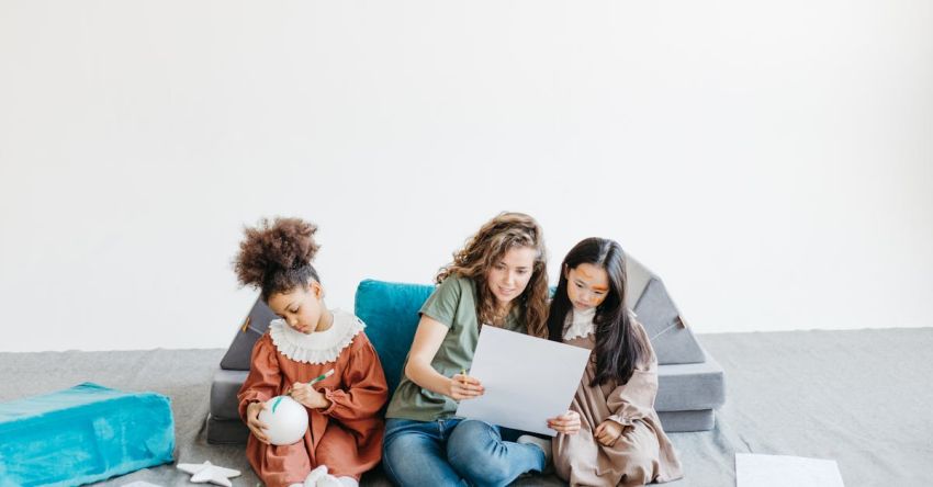 Art Classes - Art Teacher with Kids